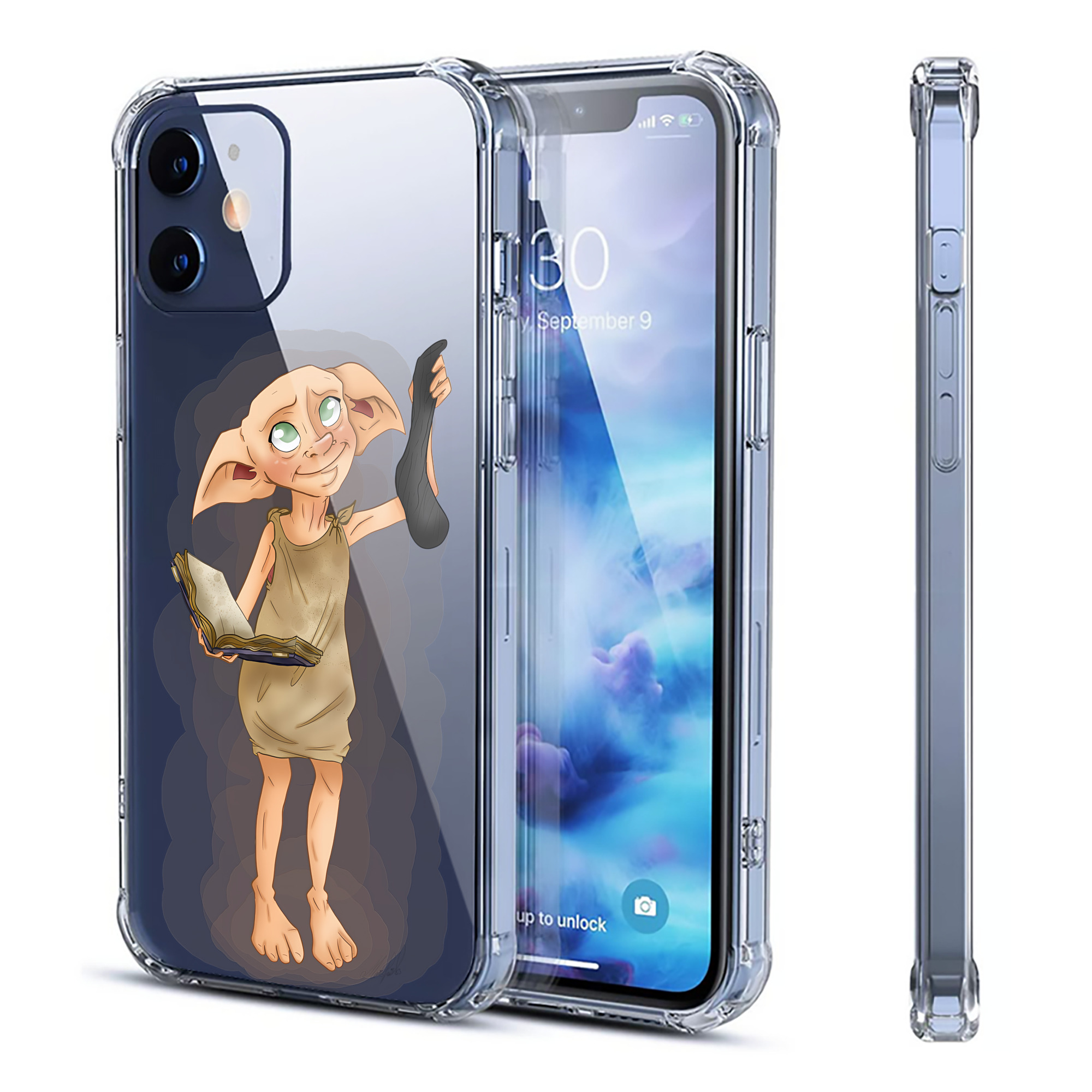 （画像用） Harry Potter ハリー・ポッターシリーズ 【iPhone 12シリーズ対応】透明スマホケース（クリアソフトケース）